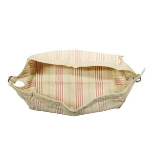 Longaberger Fabric Basket Liner Back Porch Awning Stripe Buckle 20110137 New